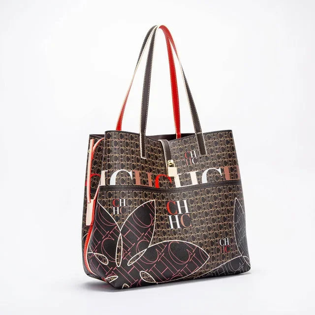 CH Ladies Handbag Large Capacity Shoulder Bag Ladies Handbag Luxury Brand 2024 New Multifunctional Fashion Design Classic Retro