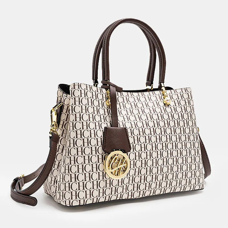 Exquisite Luxury Brand Letter Pendant Design with Letter Printing for Women's Handbags Unique Elegant Trendy Niche High-quality Women's Handbags
