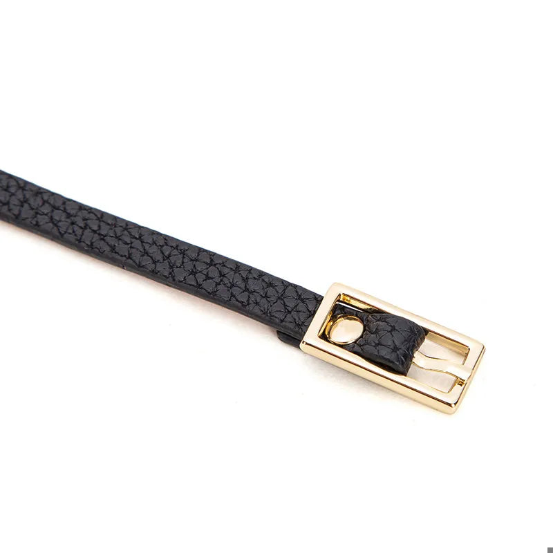 CH Women's Bracelet Fashion Letter Retro Simple Classic Hundred 2024 New Leather Women's Bracelet Accessories