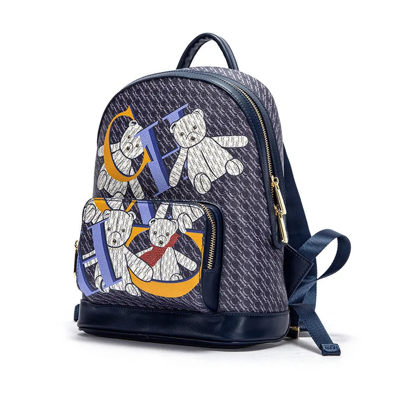 CHHC Monogram Animal Print Backpack