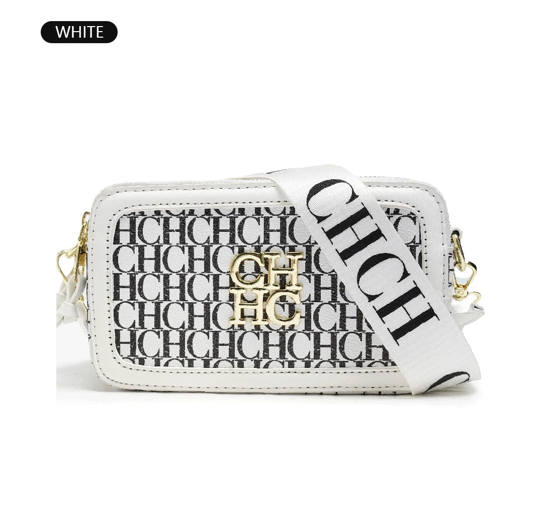 CH Women's Shoulder Bag Multicolor Fashion Macaron Color Lightweight Letter Print High Quality Delicate Girl Classic Square Bag