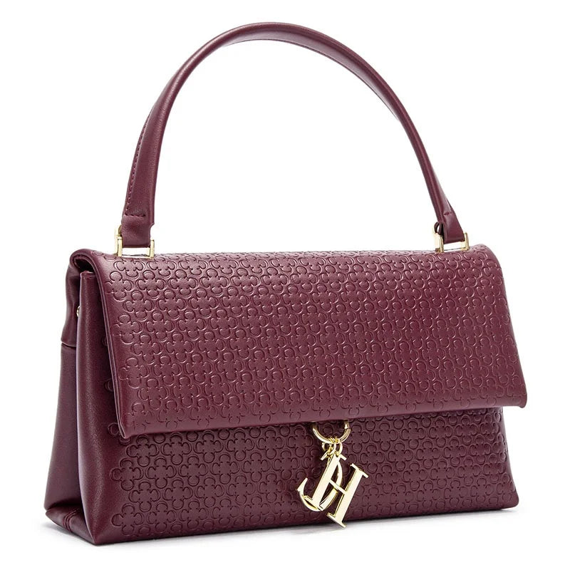 CH Women's Shoulder Bag Detachable Chain Light Luxury Underarm Bag Fashion Simple Large Capacity Solid Color Shoulder Strap