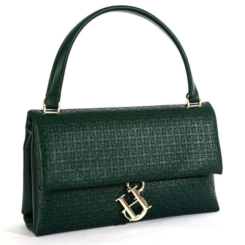 CH Women's Shoulder Bag Detachable Chain Light Luxury Underarm Bag Fashion Simple Large Capacity Solid Color Shoulder Strap