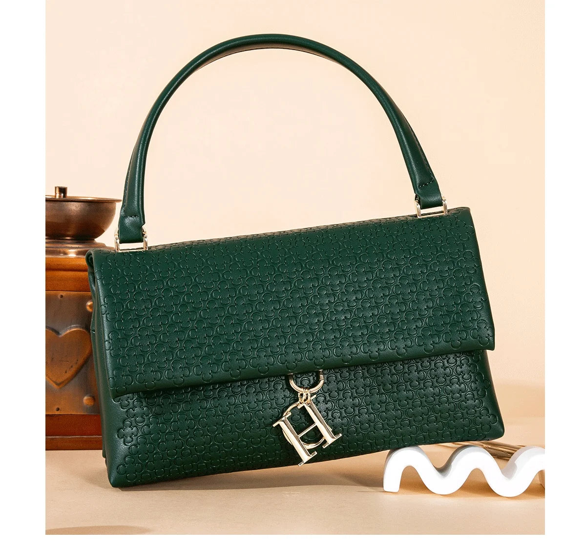 CH Women's Shoulder Bag Detachable Chain Light Luxury Underarm Bag Fashion Simple Large Capacity Solid Color Shoulder Strap