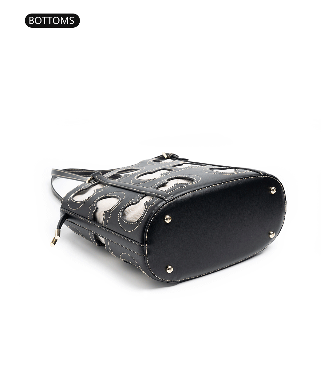 CH High-end Brand Fashionable Hollow Design Women's Handbag Large Capacity Simple Solid Color Women's Shoulder Bag