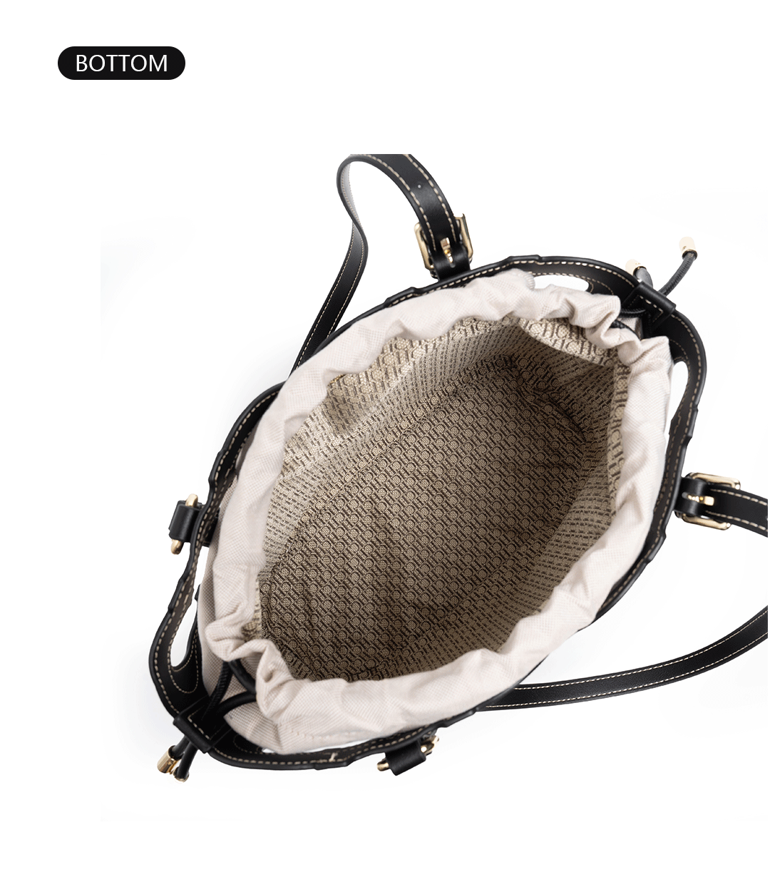 CH High-end Brand Fashionable Hollow Design Women's Handbag Large Capacity Simple Solid Color Women's Shoulder Bag