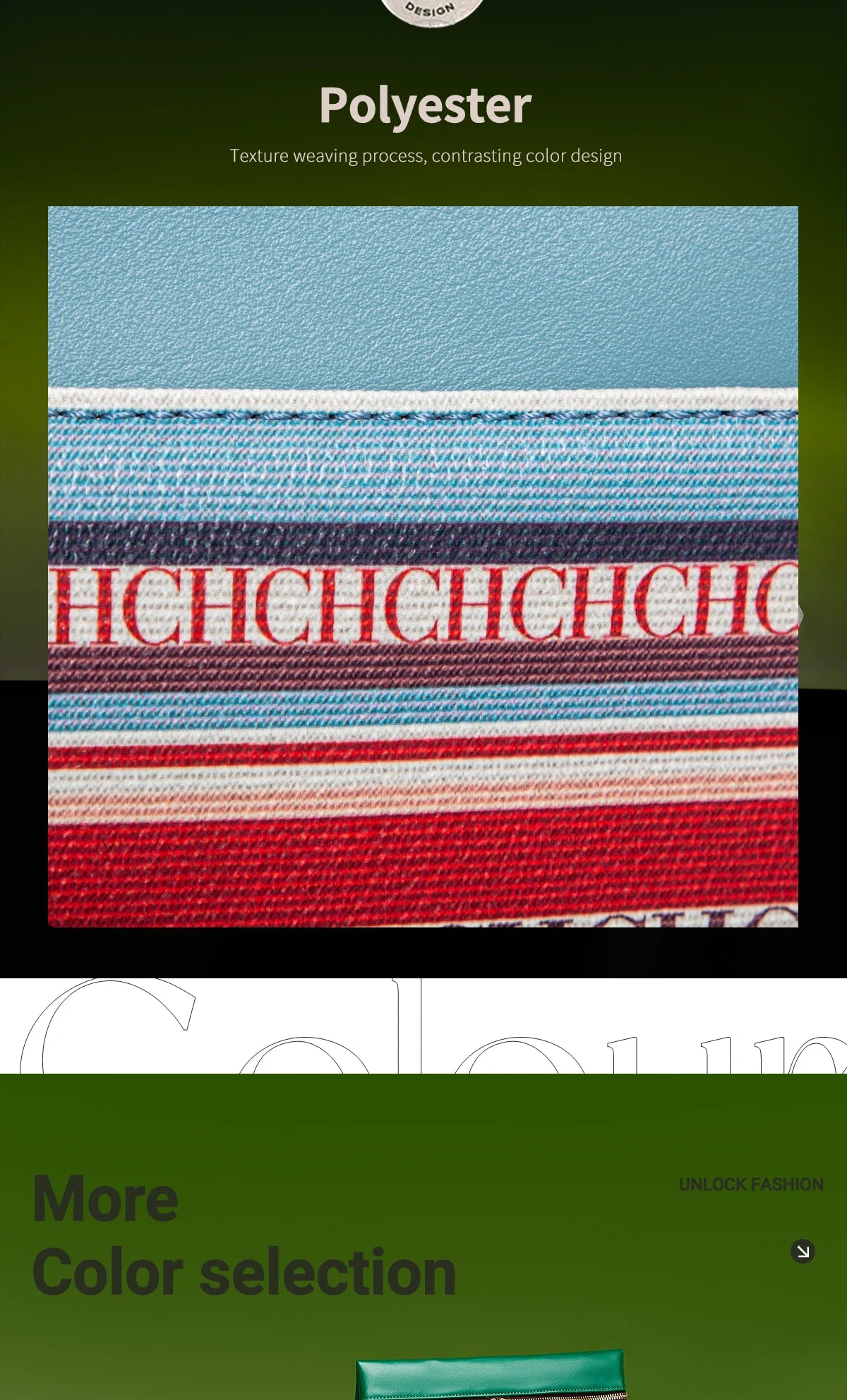 CH Fashion Zipper Design Striped Crossbody Bag Compact Multicolor Printed Lettering Elegant Brand Women's Bag