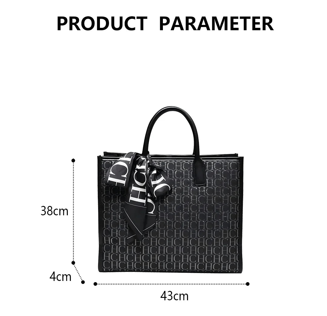 CH High Quality Fashion Square Large Capacity Tote Bag Daily Commuter Tote Bag Premium Multifunctional Women's Crossbody Bag