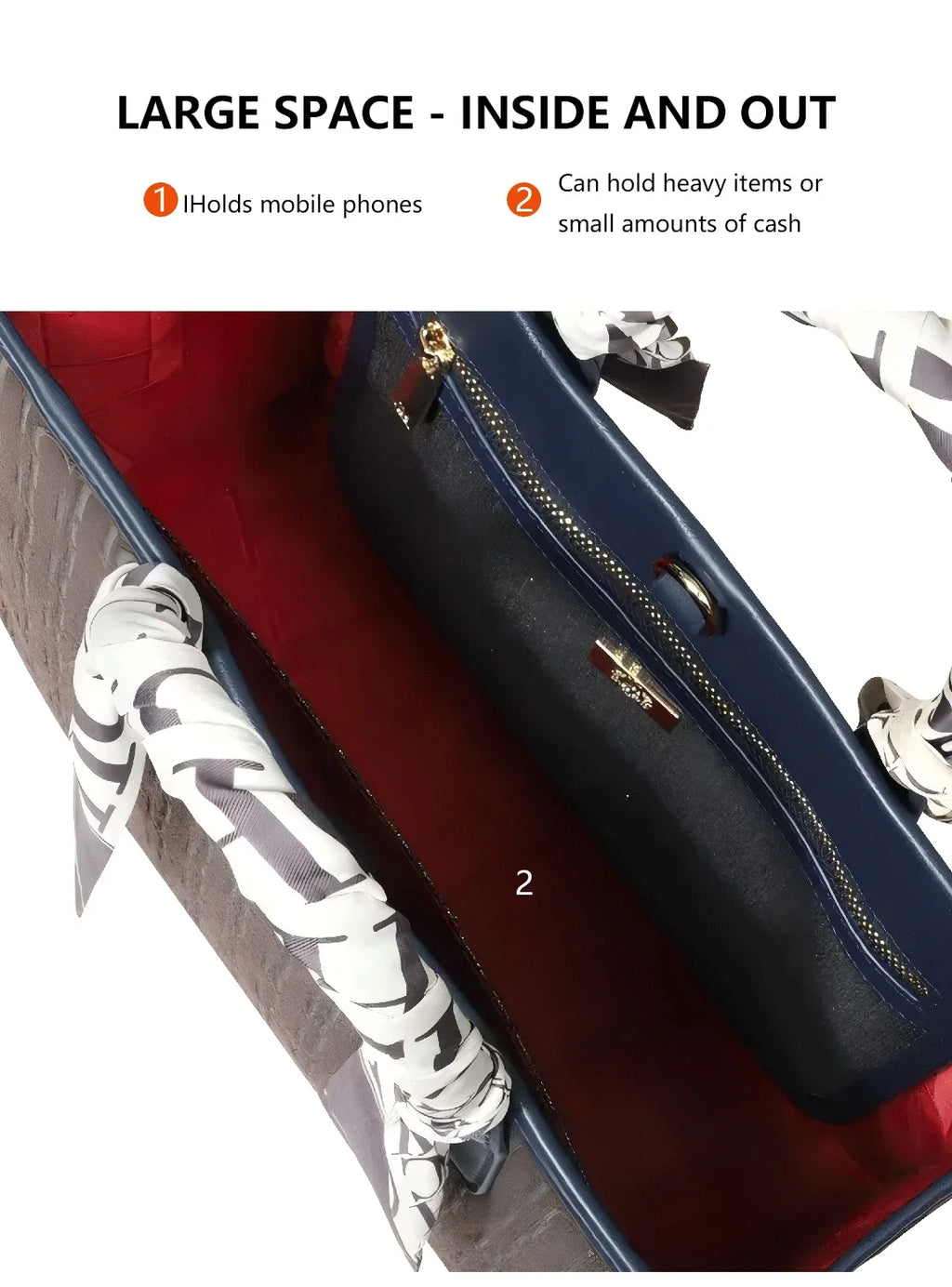 CH High Quality Fashion Square Large Capacity Tote Bag Daily Commuter Tote Bag Premium Multifunctional Women's Crossbody Bag