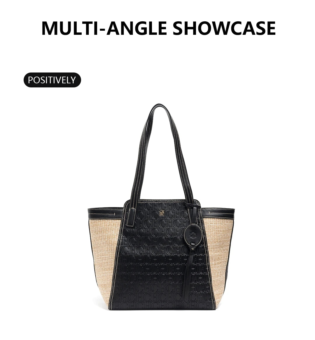CH Classic High Quality Women's Shoulder Bag Crossbody Bag Fashion Multi functional Women's Light Luxury Handbag Large