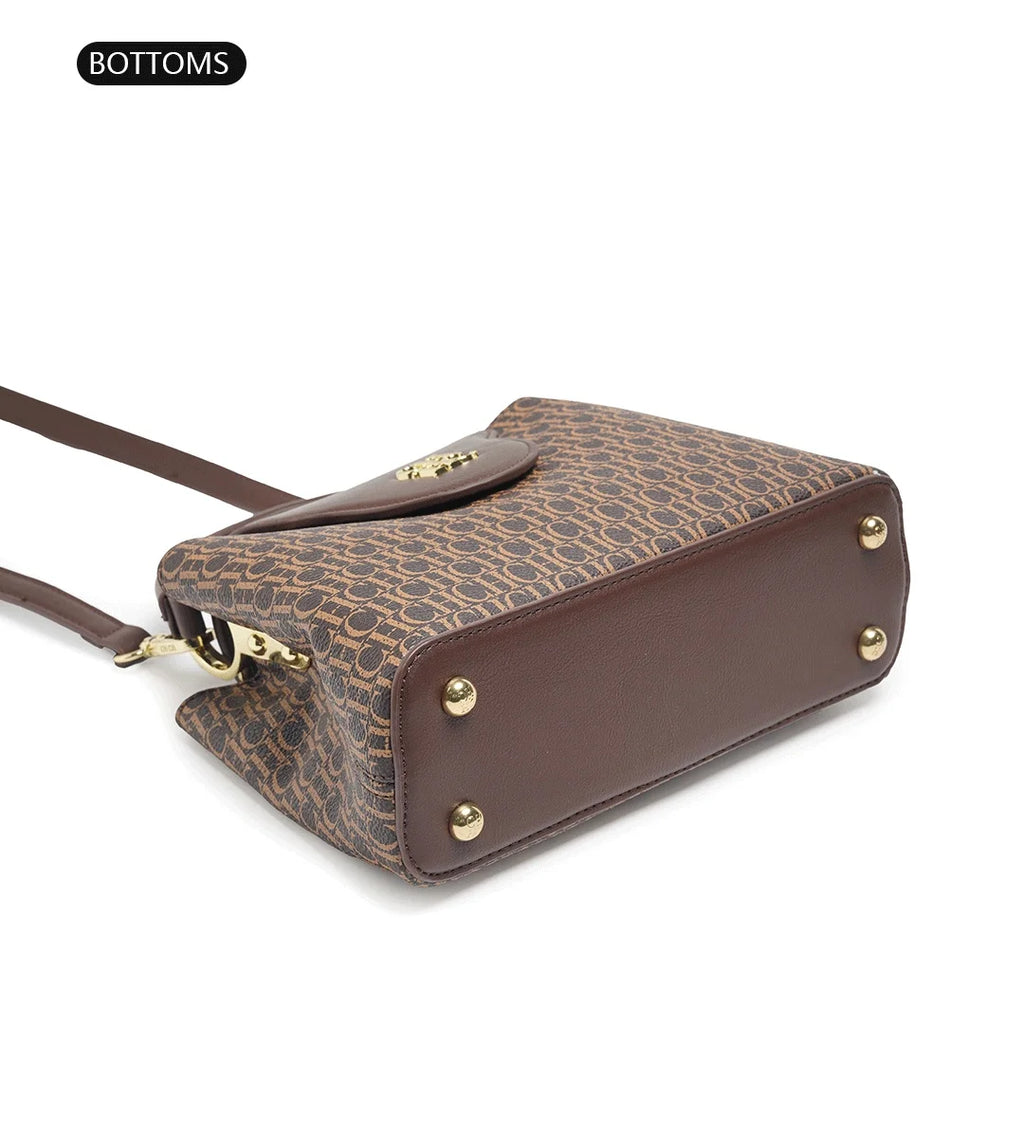CH Women's Design Tote Letter Design Printing Ladies Elegant Compartment Hundred Crossbody Bag Fashion Temperament