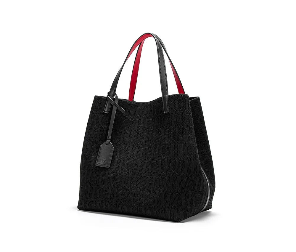 CH Ladies Shoulder Bag Fashion Classic New Pure Color Outer Pocket Ladies Handbag High Quality Craft Large Capacity Handbag