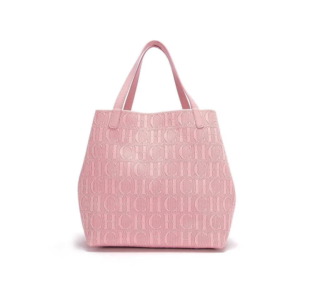 CH Ladies Shoulder Bag Fashion Classic New Pure Color Outer Pocket Ladies Handbag High Quality Craft Large Capacity Handbag