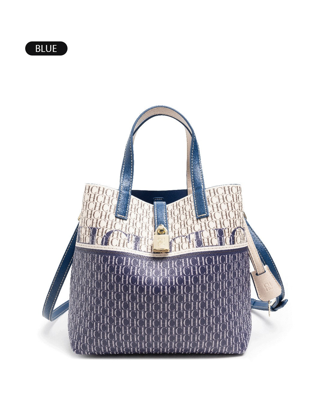 CH Exquisite Flower Printed Women's Leather Bag Fashion Design Women's Handbag Printed Women's Shoulder Large Capacity Bag