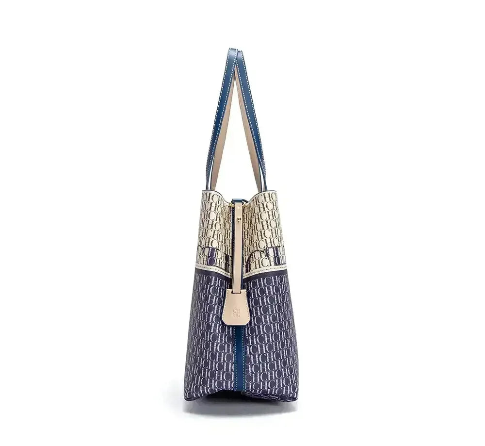 CH Luxury Ladies Shoulder Bag Large Capacity Bucket Bag 2024 New High Quality Ladies Handbag Exquisite Flower Pattern Womenswe