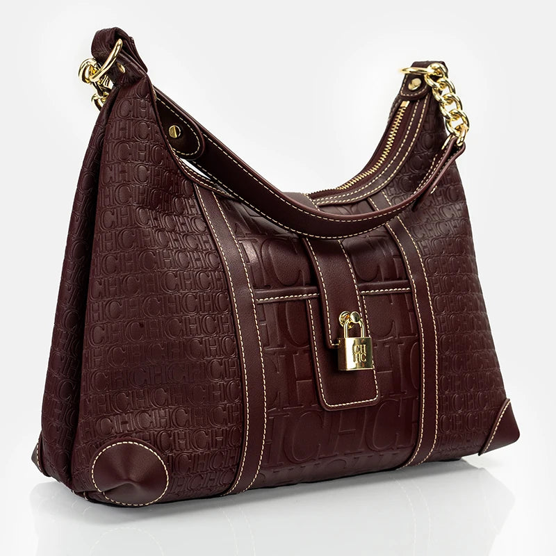 CH Trendy Letter Designer Model Vintage Solid Color Handbag Printed Ladies Chain Bag 2024 New Classic Luxury Women's Bag