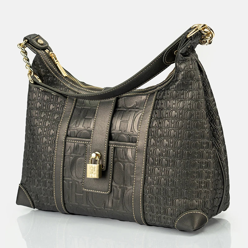 CH Trendy Letter Designer Model Vintage Solid Color Handbag Printed Ladies Chain Bag 2024 New Classic Luxury Women's Bag