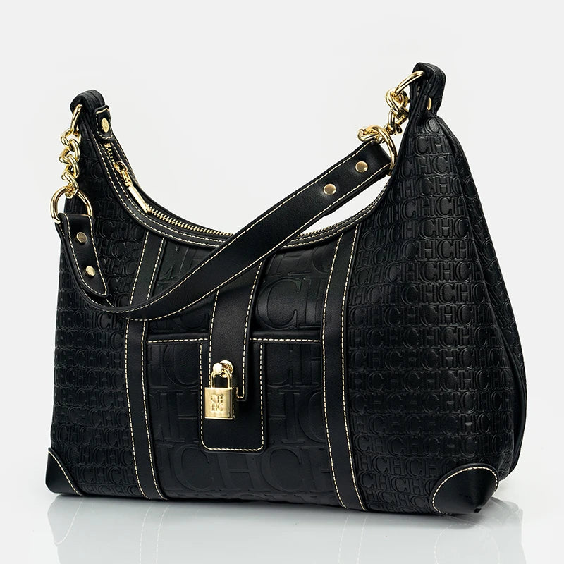 CH Trendy Letter Designer Model Vintage Solid Color Handbag Printed Ladies Chain Bag 2024 New Classic Luxury Women's Bag