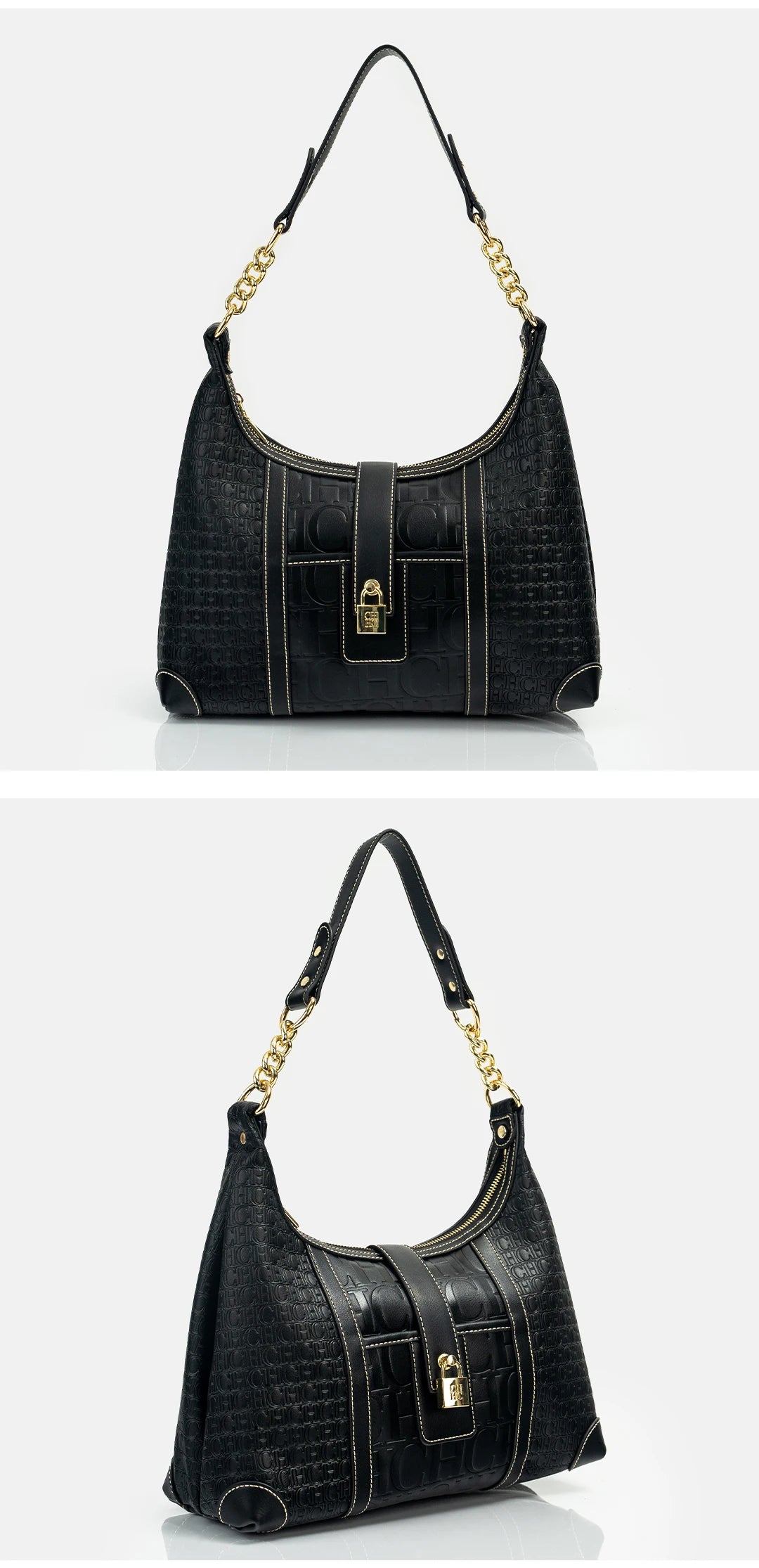 CH Trendy Letter Designer Model Vintage Solid Color Handbag Printed Ladies Chain Bag 2024 New Classic Luxury Women's Bag