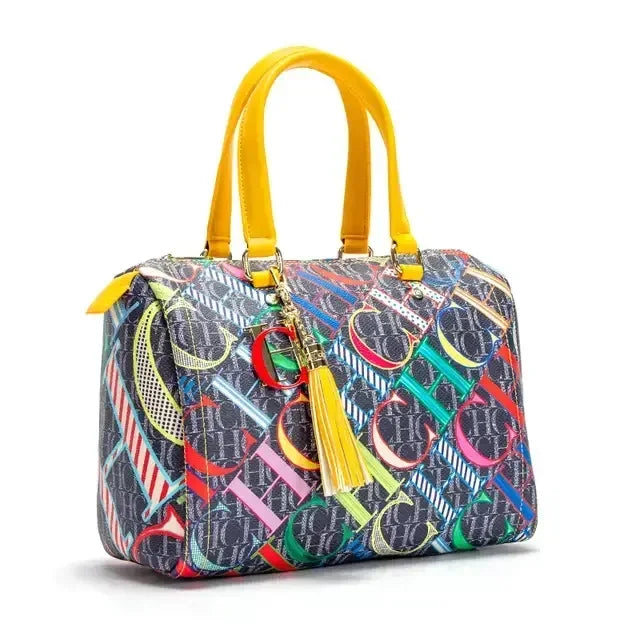 CH Women's Handbag Fashion Luxury Design 2024 Spring New Color Printed Letter Women's Commuter Crossbody Bag