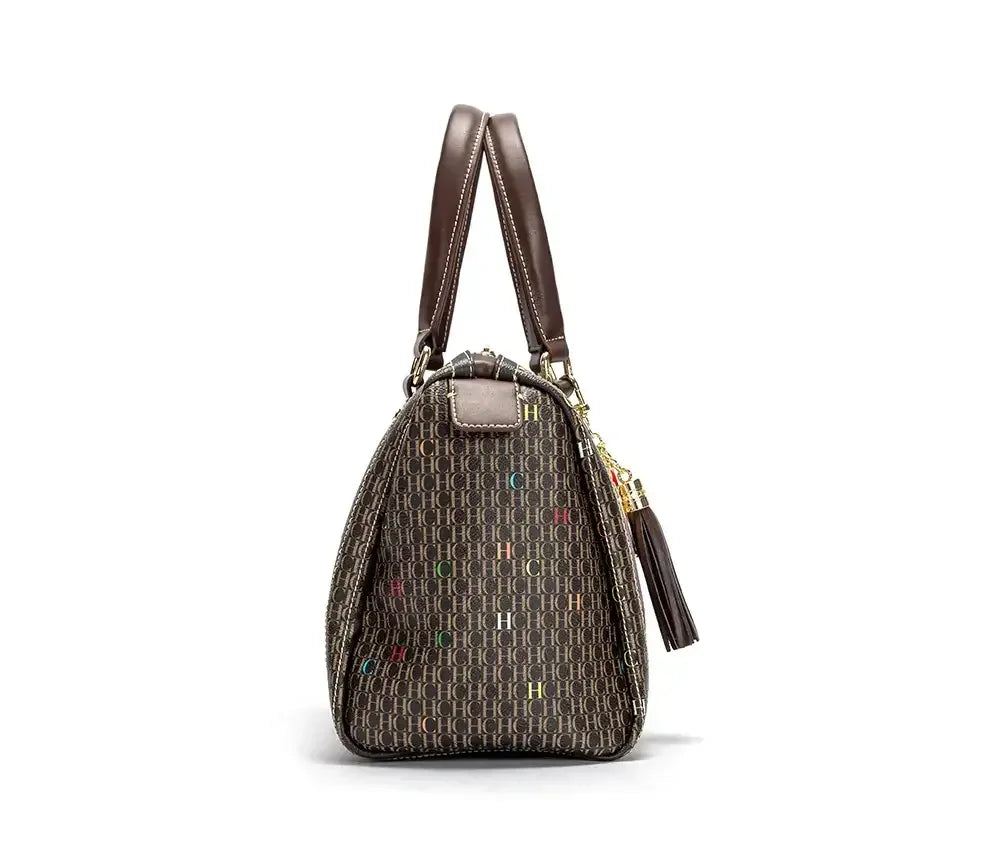 CH Women's Handbag Fashion Luxury Design 2024 Spring New Color Printed Letter Women's Commuter Crossbody Bag