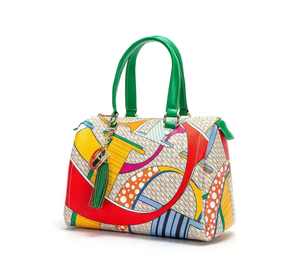 CH Women's Handbag Fashion Luxury Design 2024 Spring New Color Printed Letter Women's Commuter Crossbody Bag