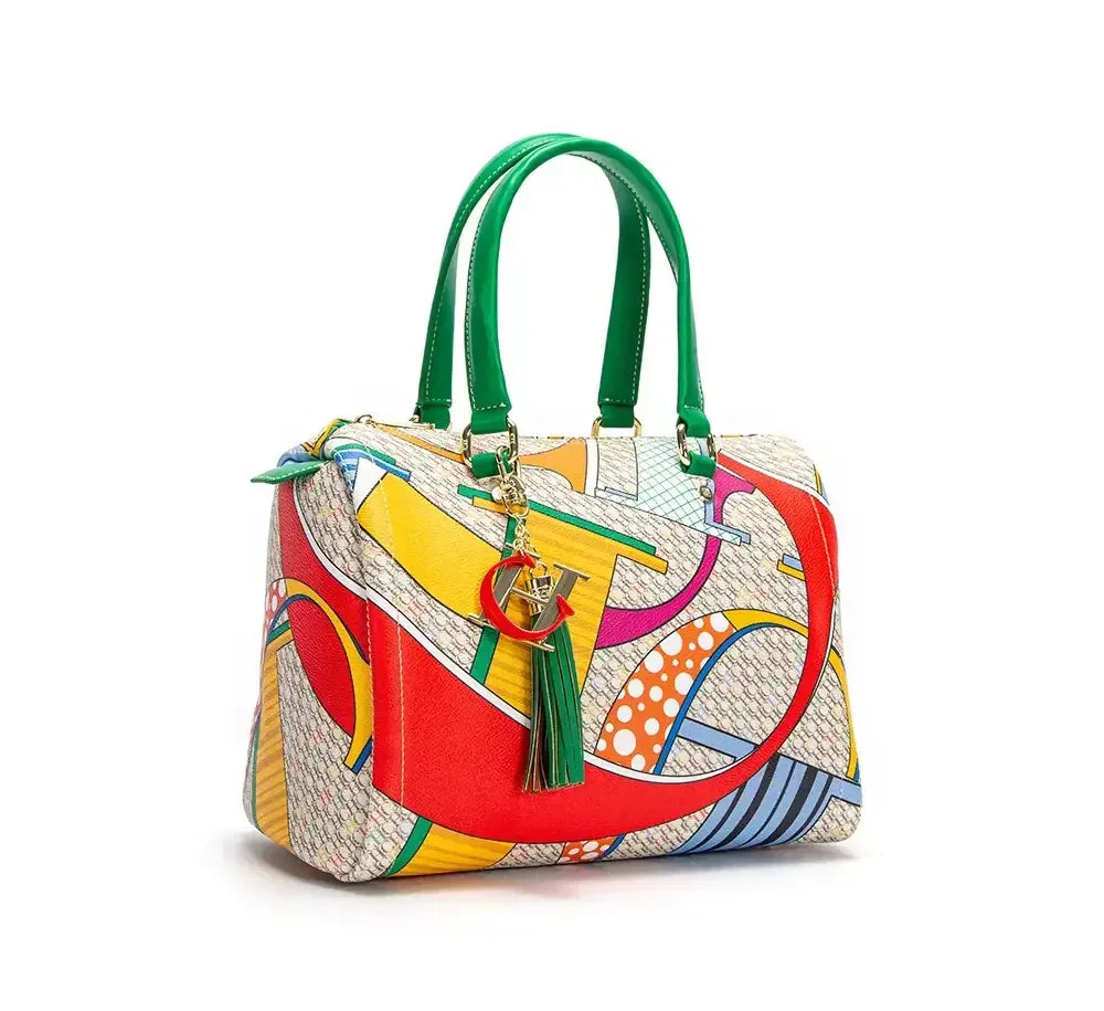 CH Women's Handbag Fashion Luxury Design 2024 Spring New Color Printed Letter Women's Commuter Crossbody Bag