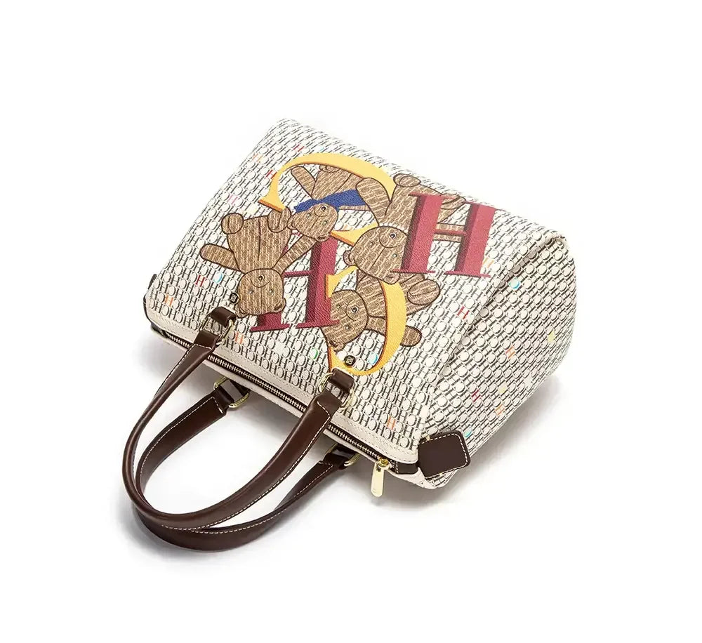 CH Women's Handbag Fashion Luxury Design 2024 Spring New Color Printed Letter Women's Commuter Crossbody Bag