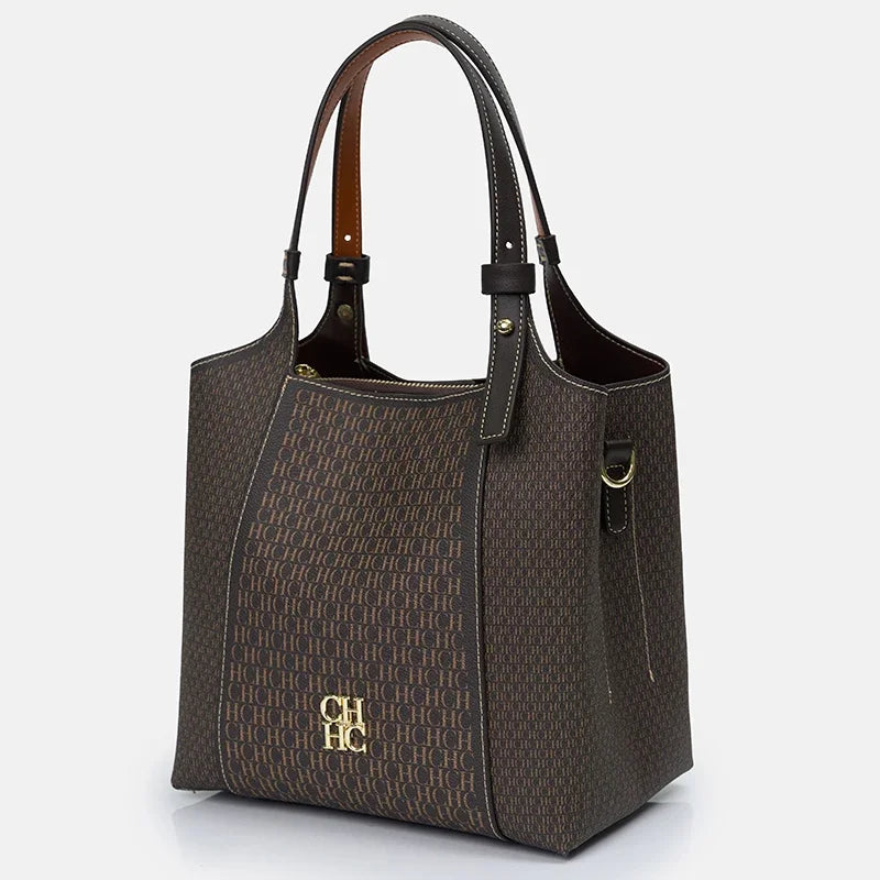 CH Fashion Letter Printed Design Women's Handbag High-end Light Luxury Brand Large Capacity Women's Tote Bag