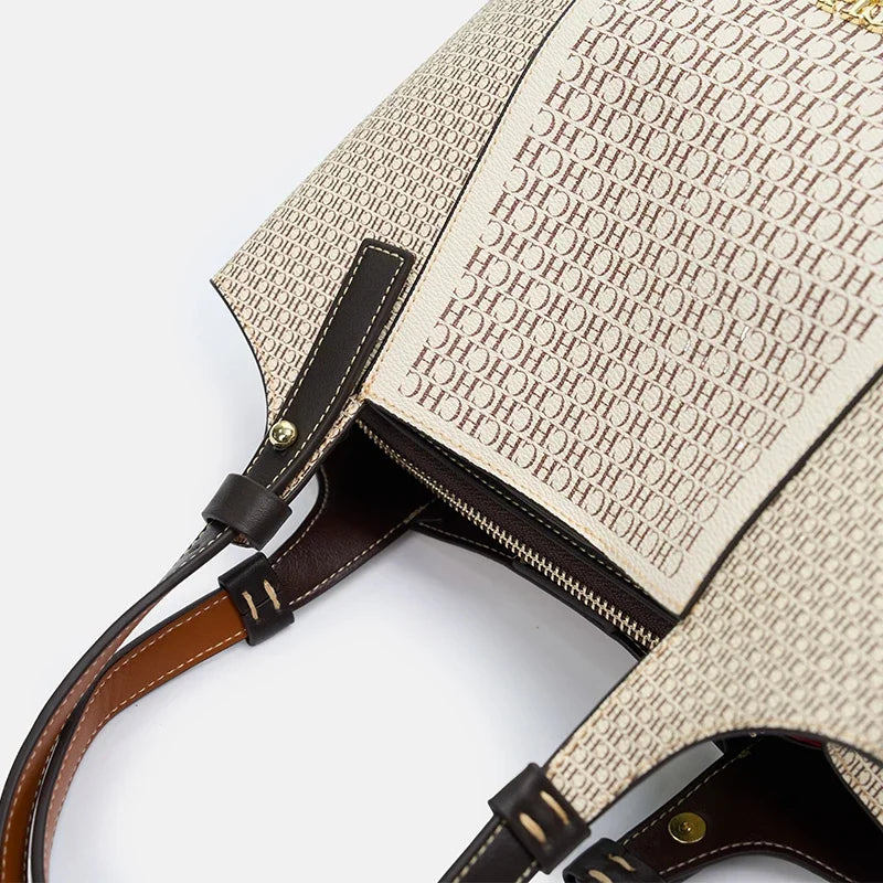 CH Fashion Letter Printed Design Women's Handbag High-end Light Luxury Brand Large Capacity Women's Tote Bag