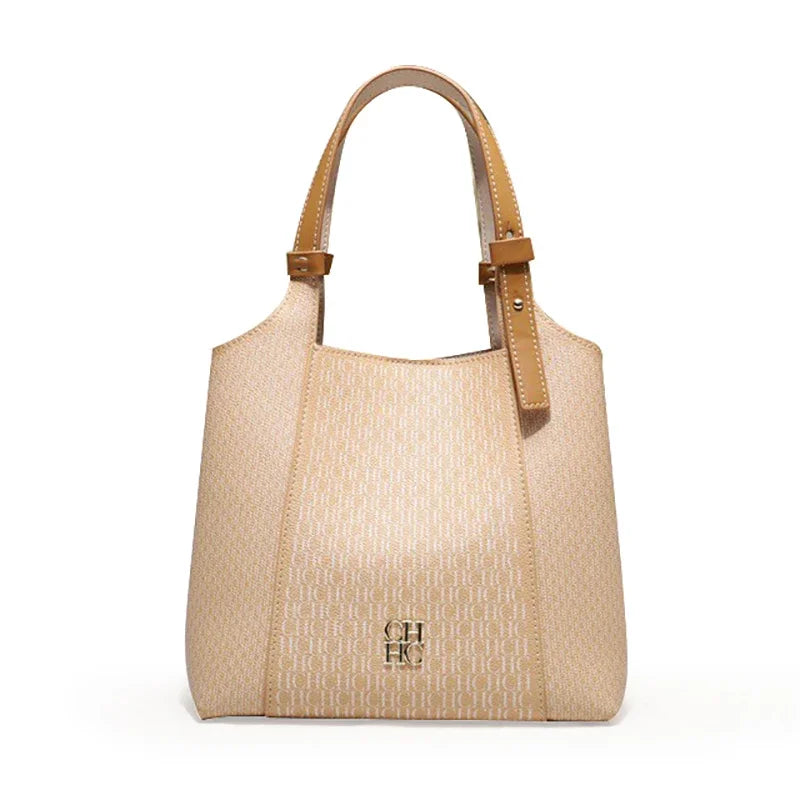 CH Fashion Letter Printed Design Women's Handbag High-end Light Luxury Brand Large Capacity Women's Tote Bag