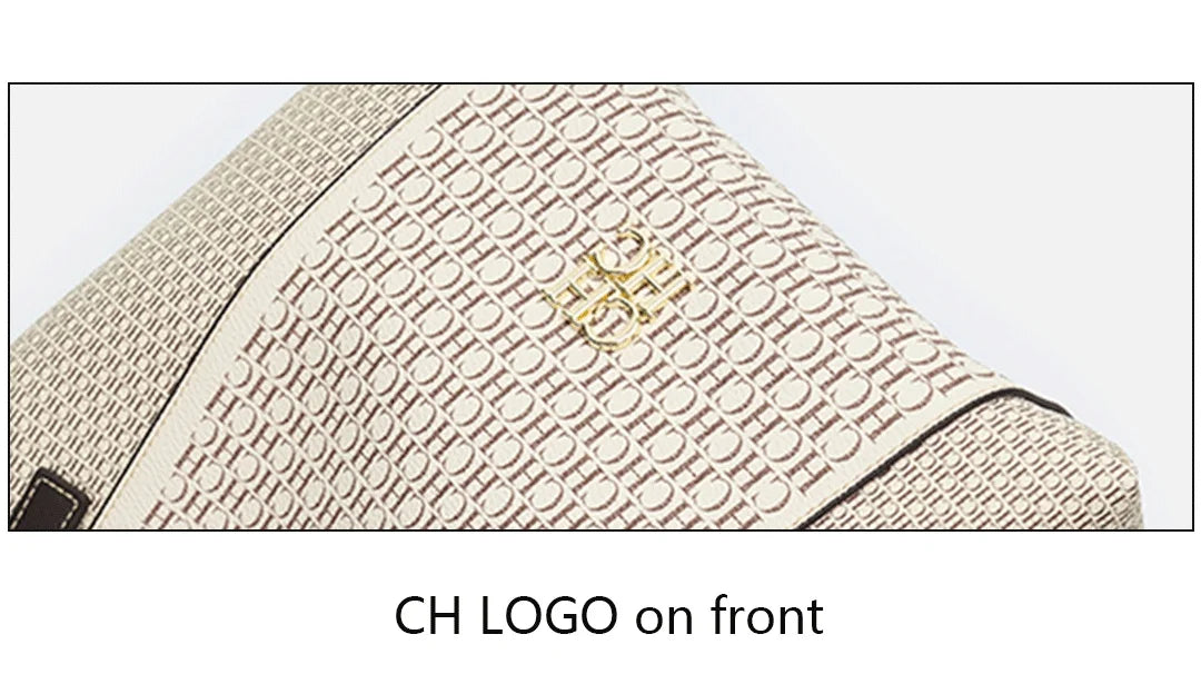 CH Fashion Letter Printed Design Women's Handbag High-end Light Luxury Brand Large Capacity Women's Tote Bag