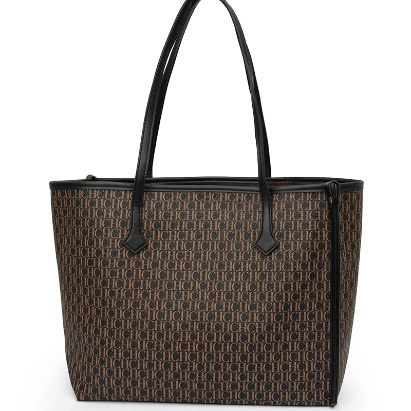 CH Connected Key Accessories Pendant Brand Large Capacity Multifunctional Classic Women's Tote Bag 2025 New Women's Shoulder Bag