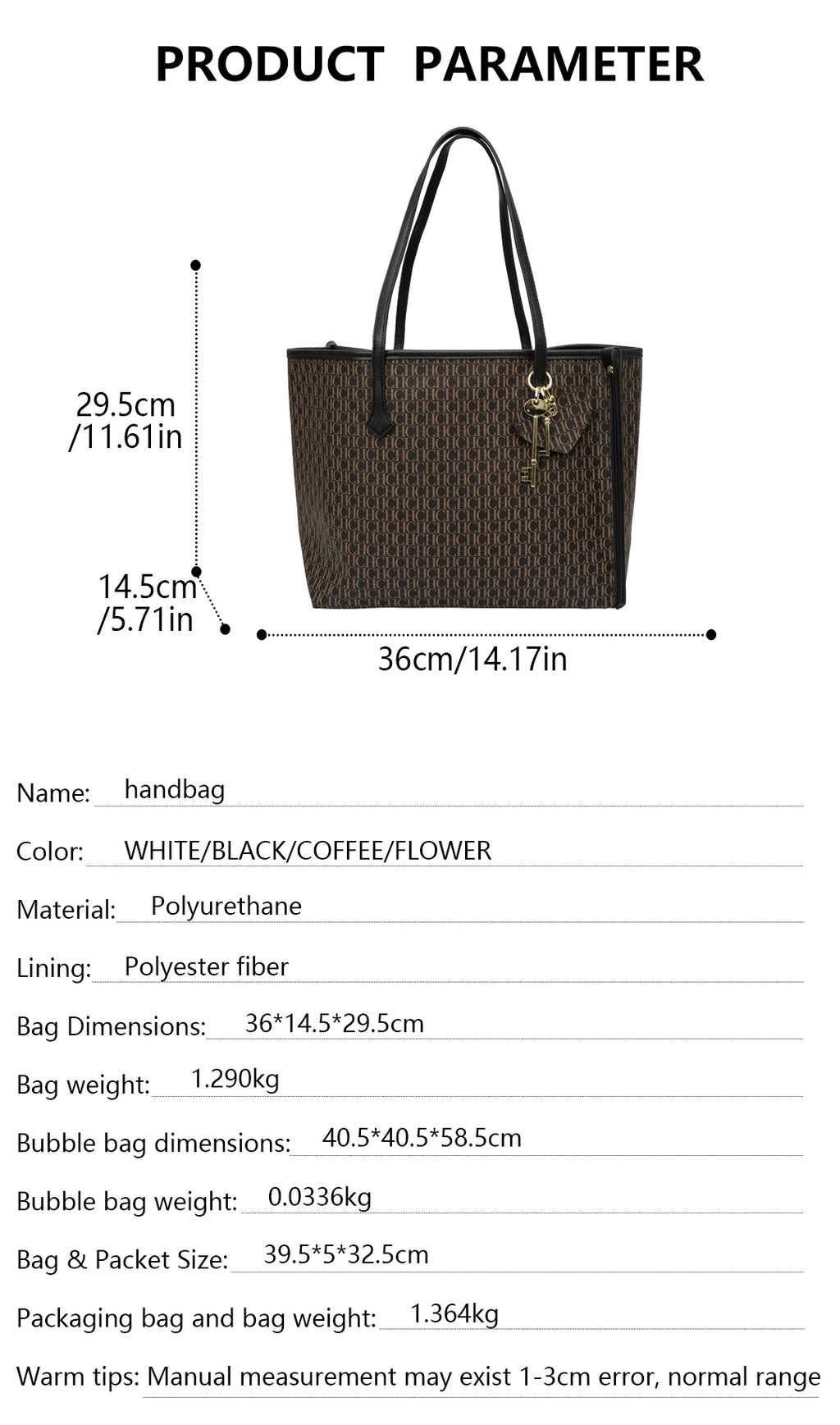CH Connected Key Accessories Pendant Brand Large Capacity Multifunctional Classic Women's Tote Bag 2025 New Women's Shoulder Bag