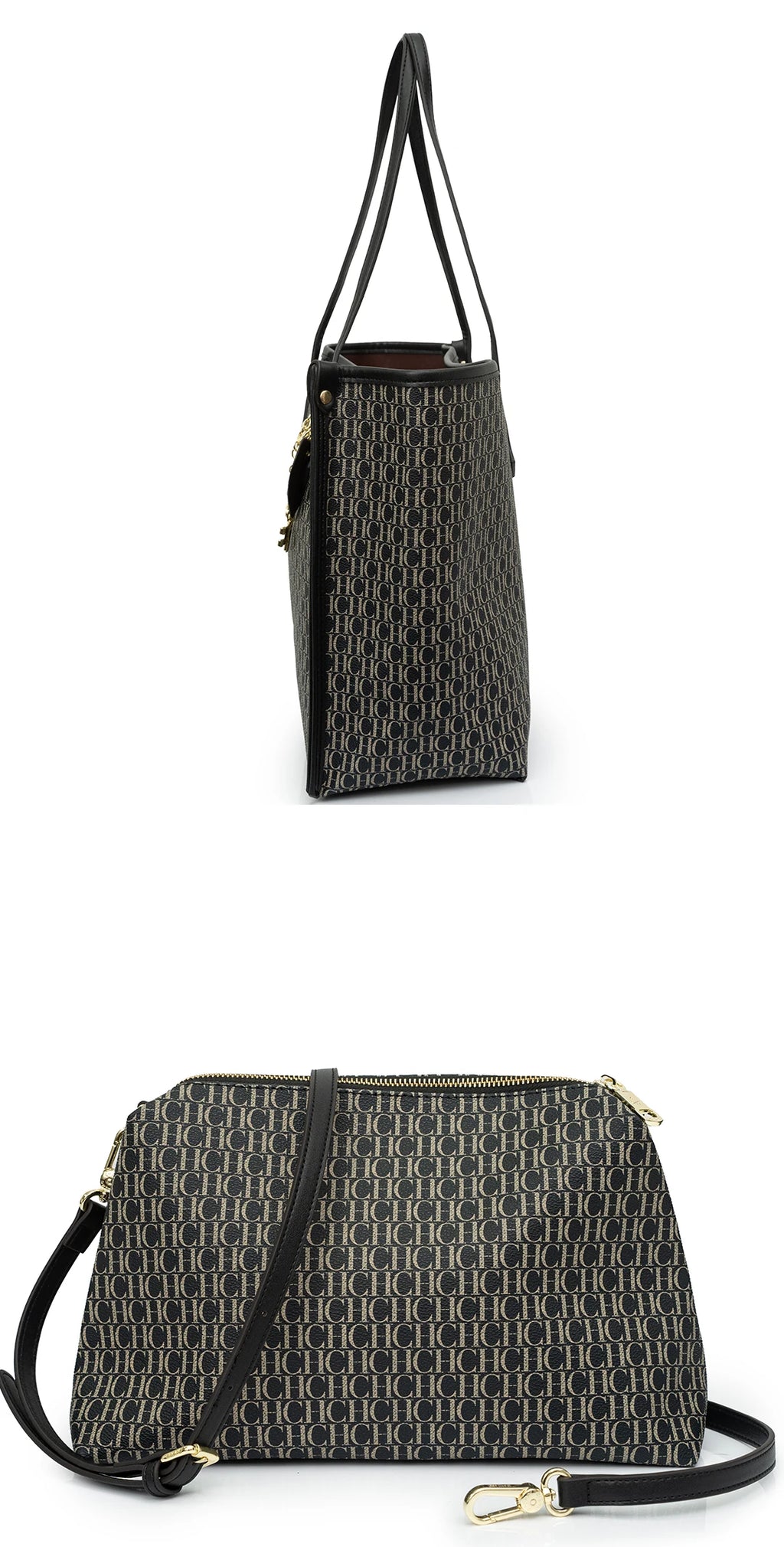 CH Connected Key Accessories Pendant Brand Large Capacity Multifunctional Classic Women's Tote Bag 2025 New Women's Shoulder Bag