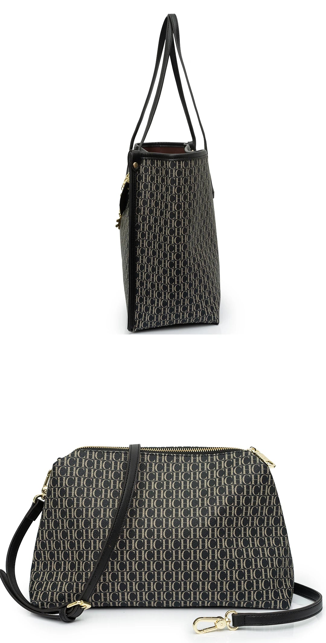CH Connected Key Accessories Pendant Brand Large Capacity Multifunctional Classic Women's Tote Bag 2025 New Women's Shoulder Bag