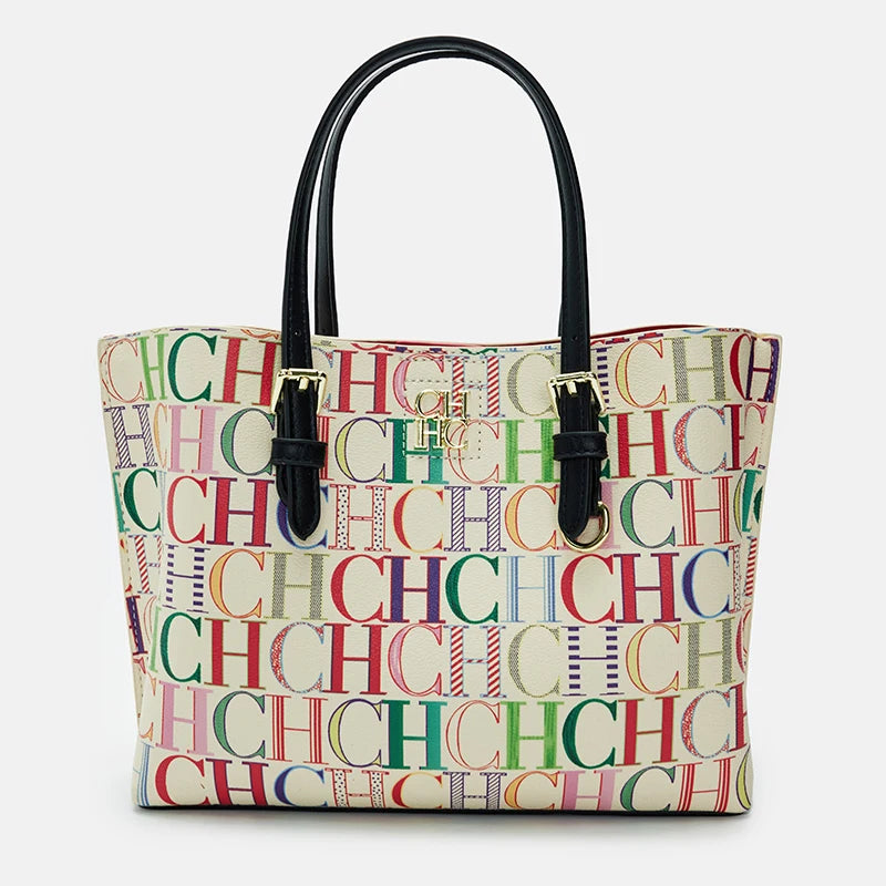 CH Large Capacity Handbag High Quality Letter Design Women's Classic Models Brand Elegant Fashion Crossbody Gift Multi-color