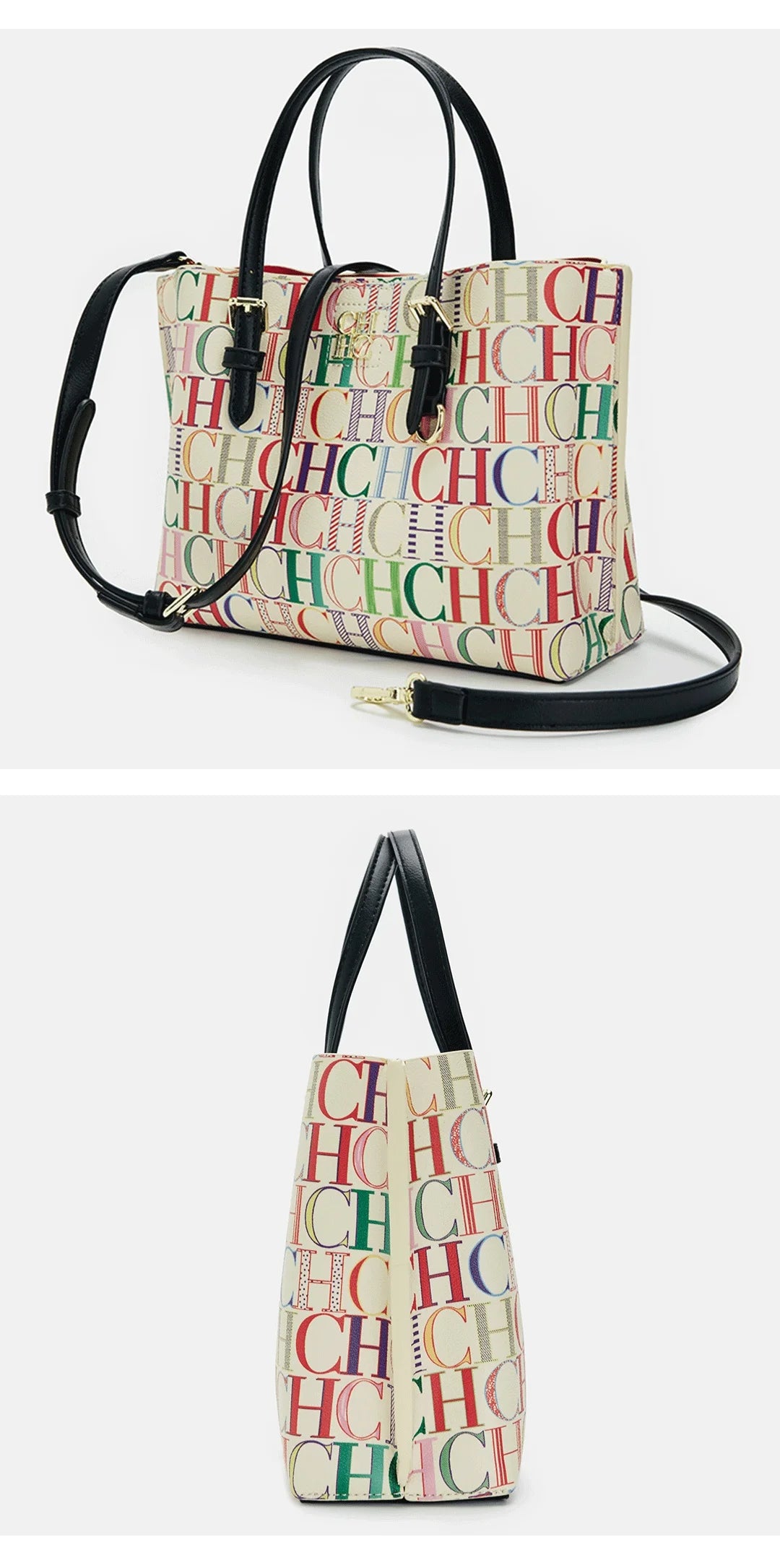 CH Large Capacity Handbag High Quality Letter Design Women's Classic Models Brand Elegant Fashion Crossbody Gift Multi-color