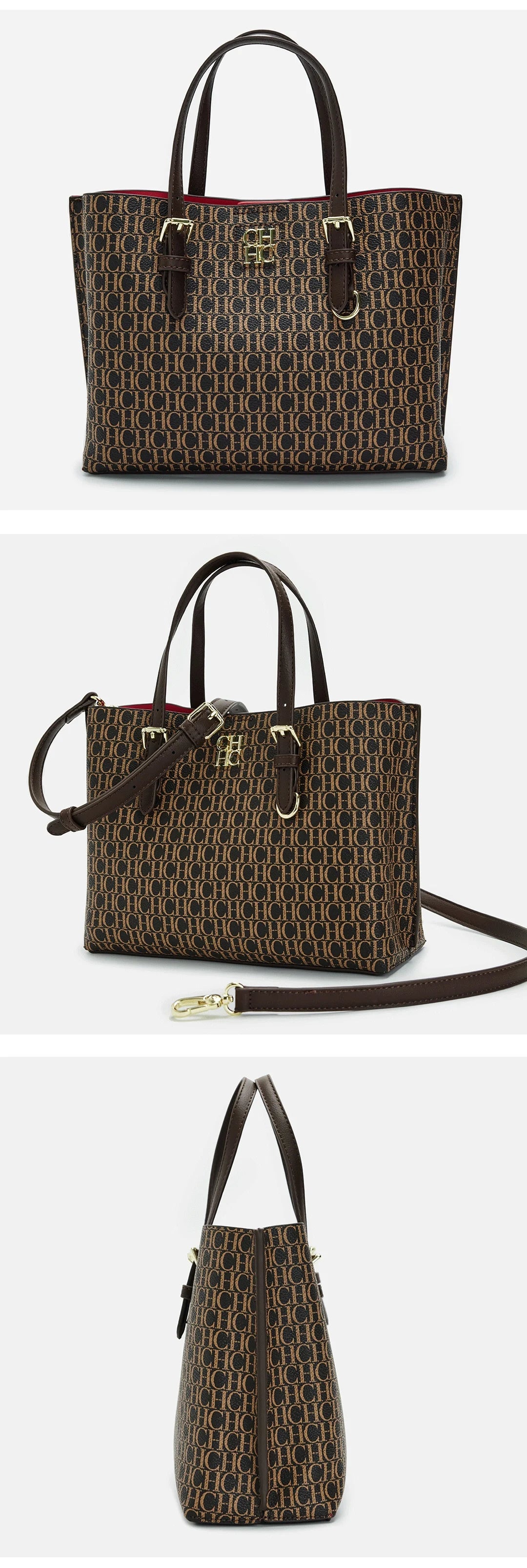 CH Large Capacity Handbag High Quality Letter Design Women's Classic Models Brand Elegant Fashion Crossbody Gift Multi-color