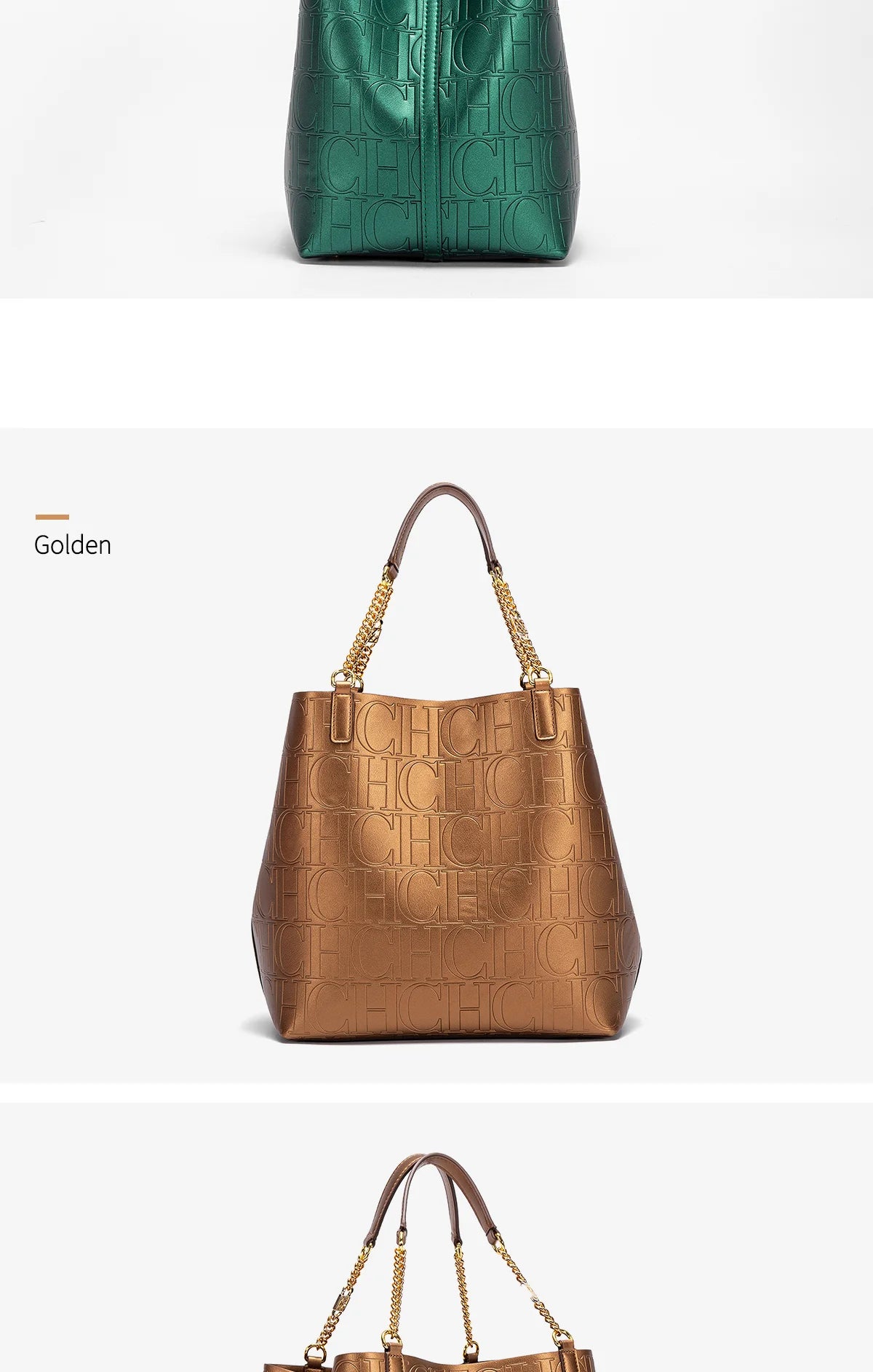 CH Ladies Tote Bag Versatile Superior Sense of Solid Colour Women's Large-capacity Tote Bag Simple Style Daily Fashion Style