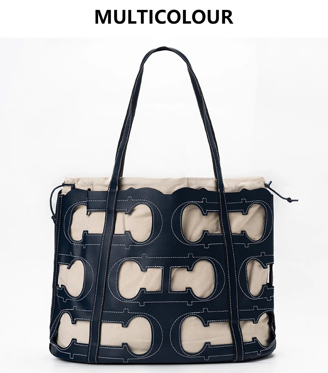 CH Women's Hollow Out Design Handbag Fashion Elegant Popular Pattern Design Brand High Quality Creative Unique Ladies Bags