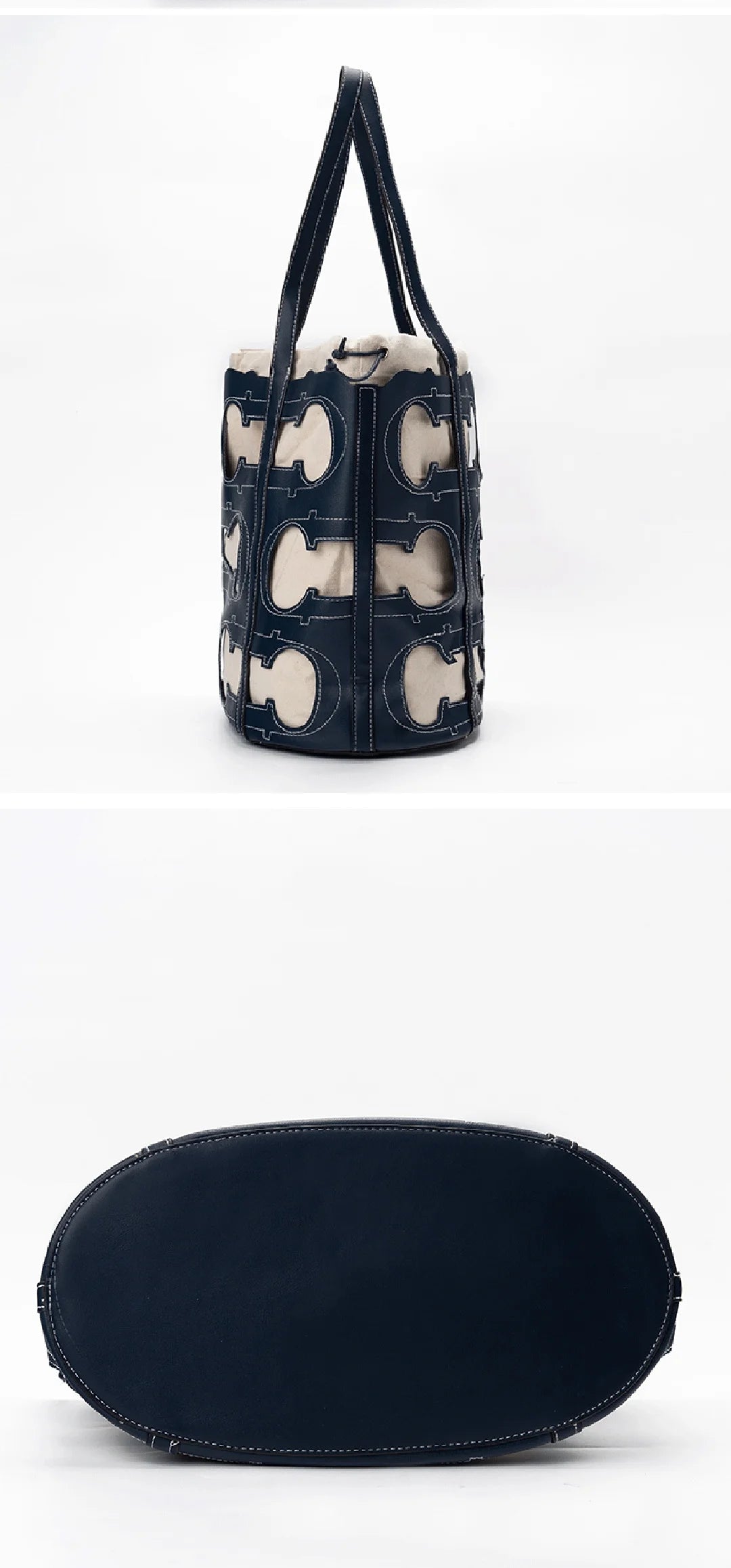 CH Women's Hollow Out Design Handbag Fashion Elegant Popular Pattern Design Brand High Quality Creative Unique Ladies Bags