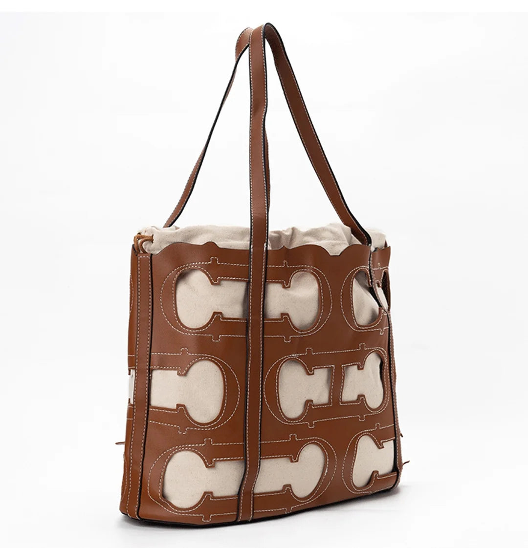 CH Women's Hollow Out Design Handbag Fashion Elegant Popular Pattern Design Brand High Quality Creative Unique Ladies Bags