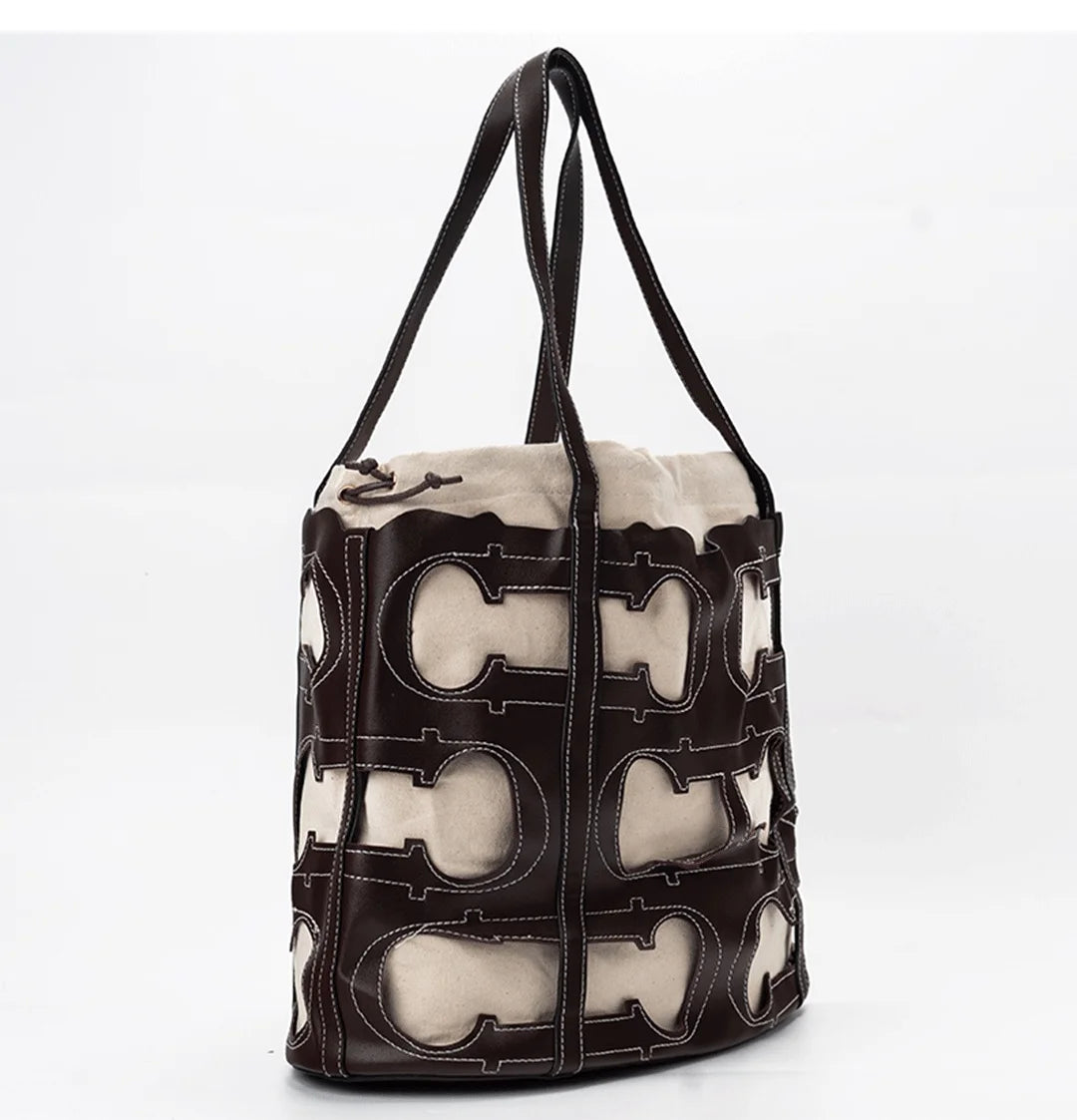 CH Women's Hollow Out Design Handbag Fashion Elegant Popular Pattern Design Brand High Quality Creative Unique Ladies Bags