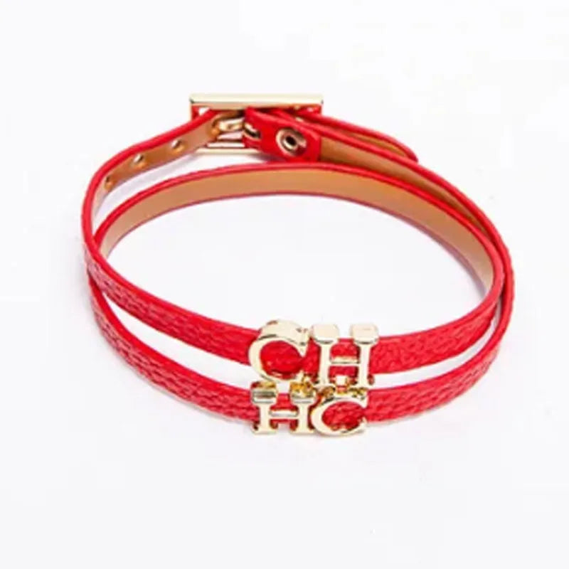 CH High Quality Accessories England Ladies Metal Bracelet Fashion Classic Ladies Bracelet Leather Bracelet High-quality Design