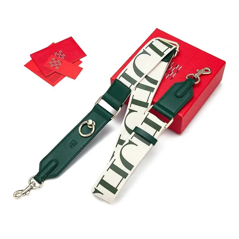 CH Women's Portable Shoulder Strap Fashion Luxury Brand Retro Classic Jacquard Texture Luggage Accessories Luggage Accessories