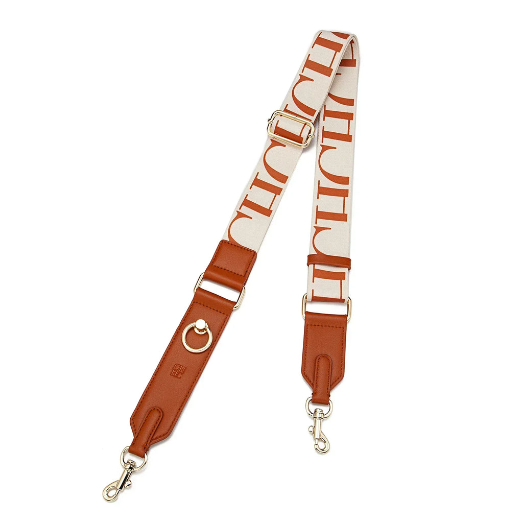 CH Women's Portable Shoulder Strap Fashion Luxury Brand Retro Classic Jacquard Texture Luggage Accessories Luggage Accessories