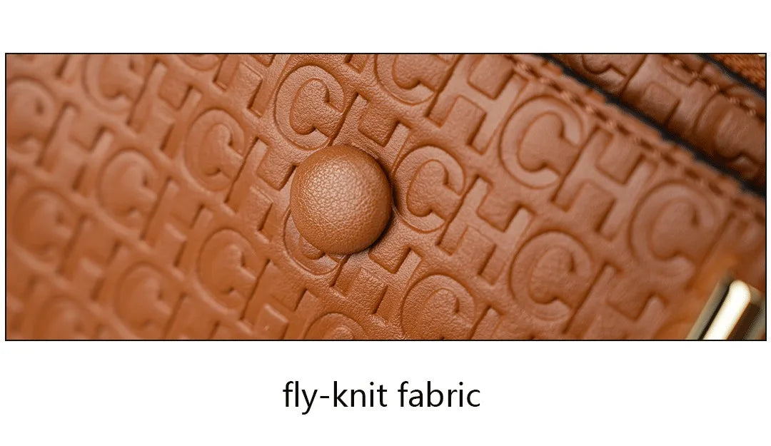 CH High Quality Metal Connection Brand Monogram Print Fashion Women's Tote Bag Large Capacity Commuter Versatile Tote Bag