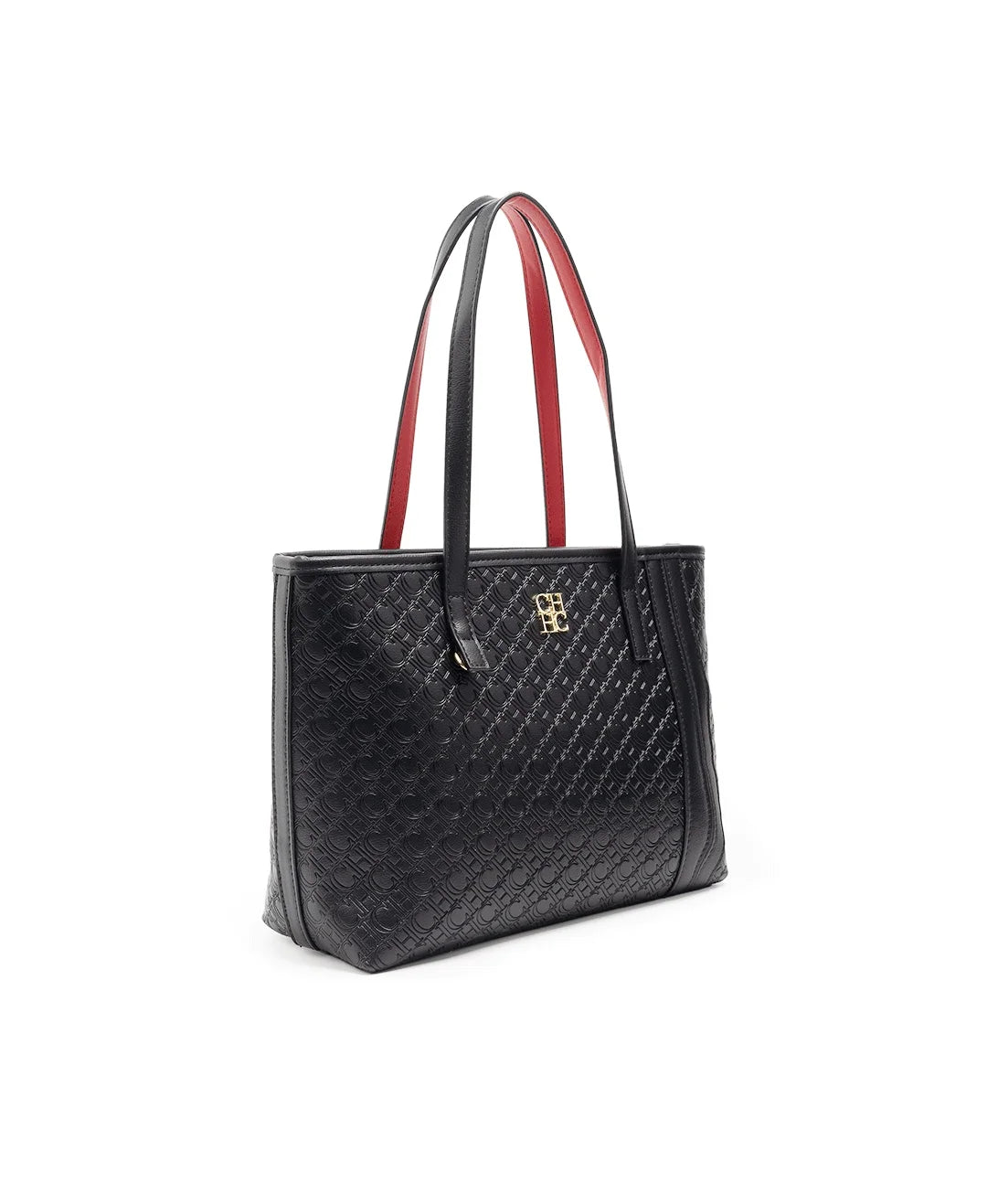 CH Solid Color Large Capacity Women's Shoulder Bag Everyday Multi-Functional Style Crossbody Bag Monogram Printed Tote Bag