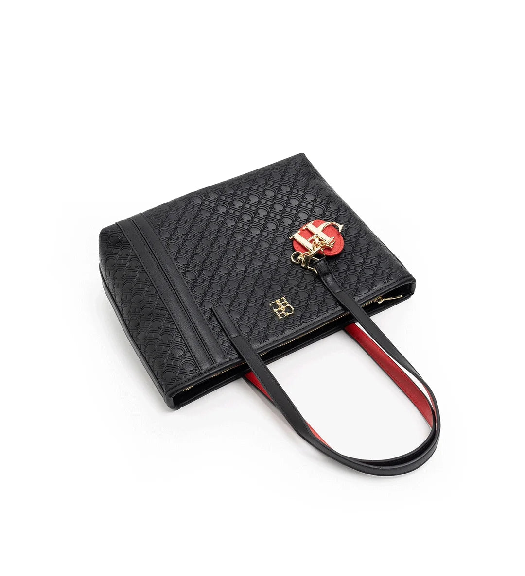 CH Solid Color Large Capacity Women's Shoulder Bag Everyday Multi-Functional Style Crossbody Bag Monogram Printed Tote Bag